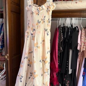 Floral Ralph Lauren Polo Dress with Ruffle Straps